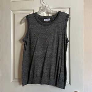 Calvin Klein gray shell top